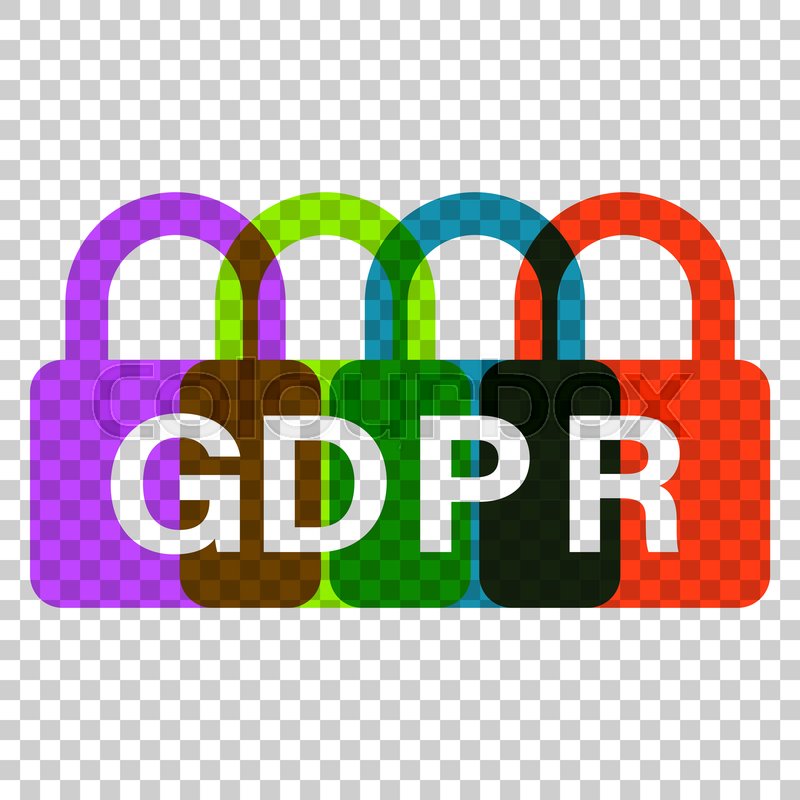 General data protection regulation ... | Stock vector | Colourbox
