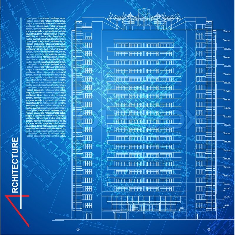 Urban Blueprint Vector