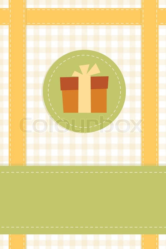Gift card template | Stock vector | Colourbox