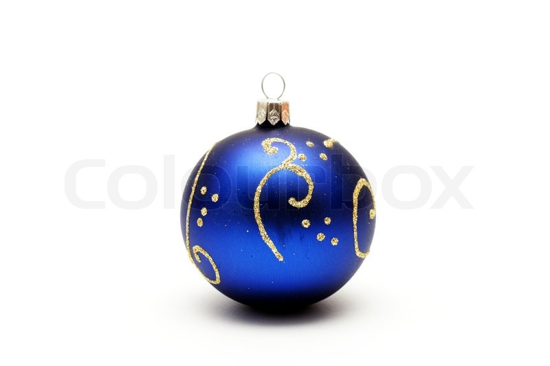 dark blue christmas ball with gold pattern isolated on white bac stock photo colourbox - Navy Blue Christmas Ornaments dark blue christmas ball with gold pattern isolated on white bac stock photo colourbox - Navy Blue Christmas Ornaments