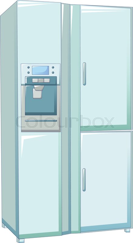 Large fridge icon, cartoon style | Stock vector | Colourbox Large fridge icon, cartoon style | Stock vector | Colourbox