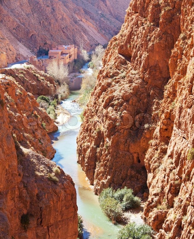 Canyon in Morocco | Stock image | Colourbox