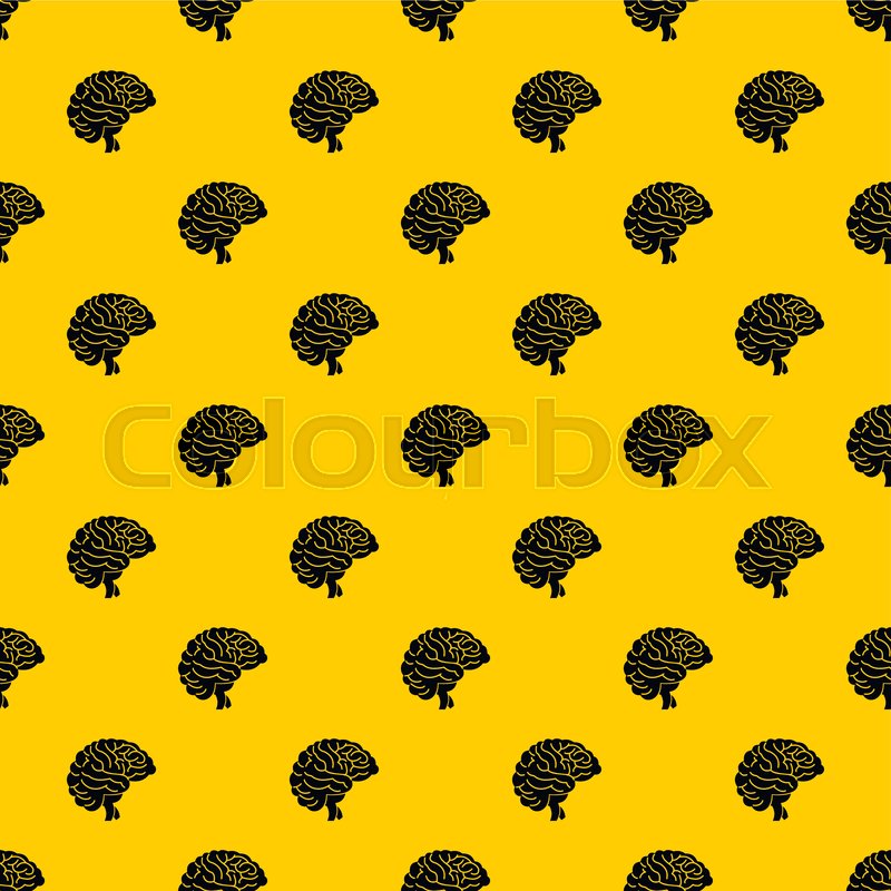 Brain pattern seamless vector repeat | Stock vector | Colourbox