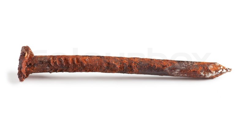 Rusty nail | Stock Photo | Colourbox