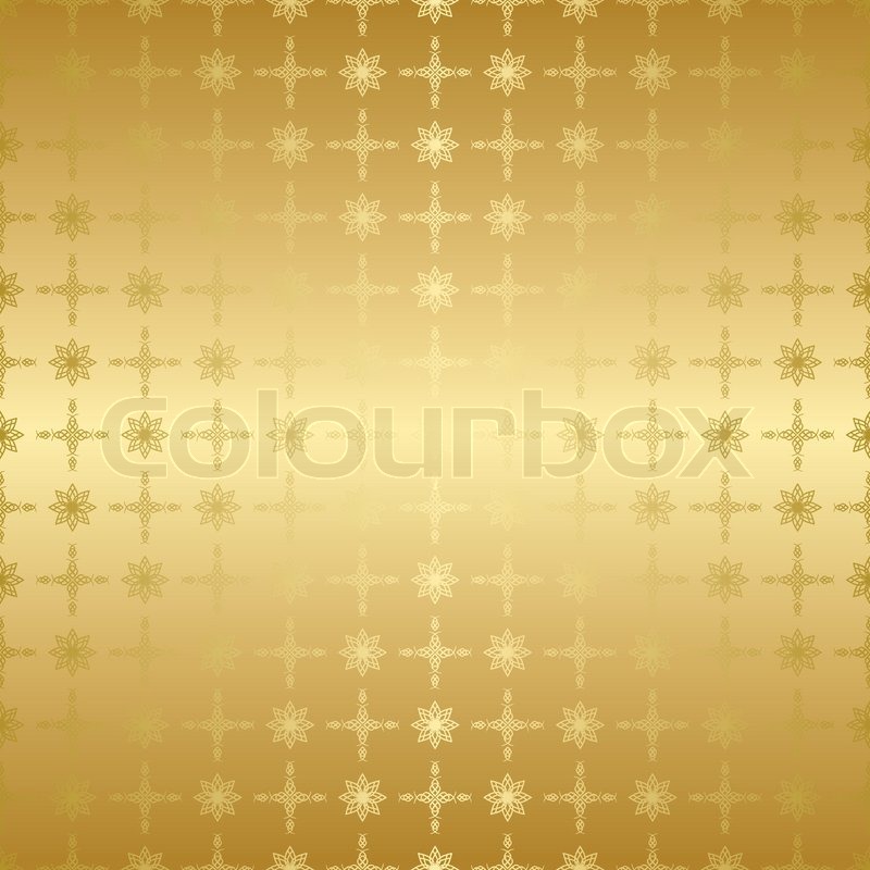 Gold seamless geometric pattern - ... | Stock vector | Colourbox