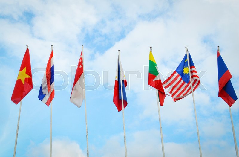 Flagd National Flags Of Asian Countries
