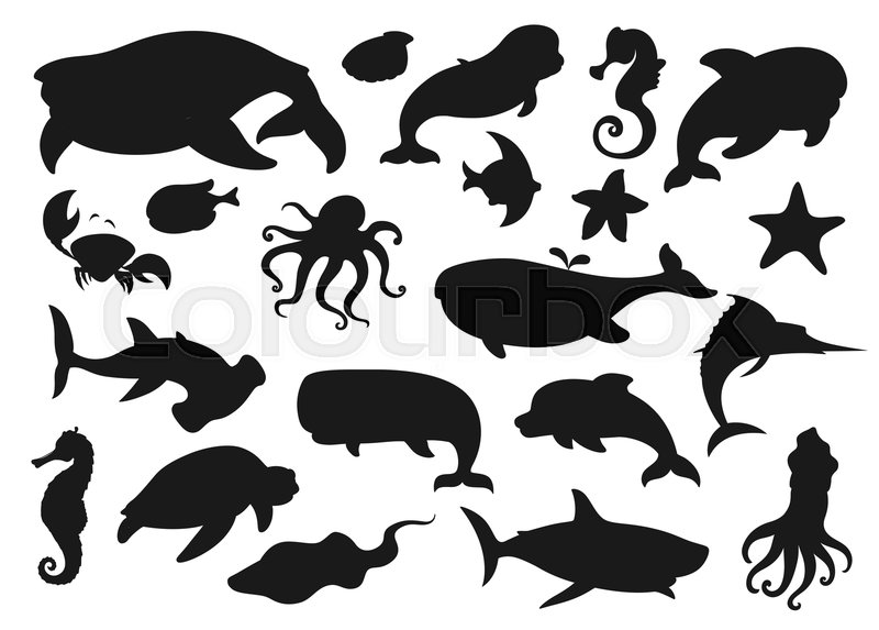 Sea Creature Silhouette
