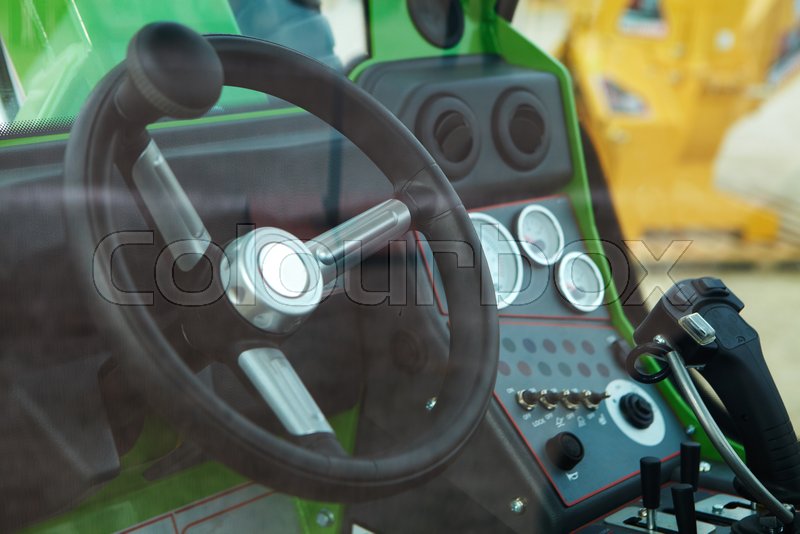 Agricultural tractor and its parts. ... | Stock image | Colourbox