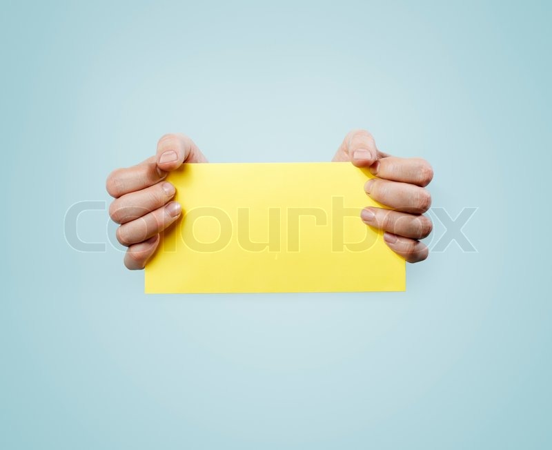 Yellow Card | Stock image | Colourbox