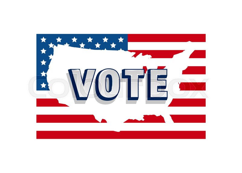 Vote 2020 In Usa Banner Design Stock Vector Colourbox