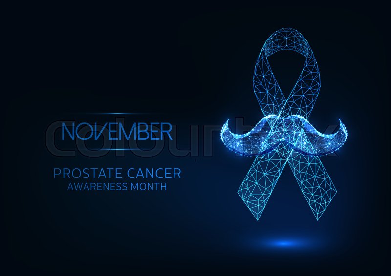 Futuristic November Prostate Cancer Stock Vector Colourbox