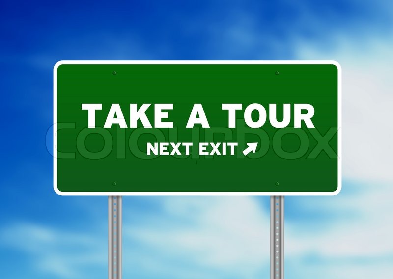 road tour sign