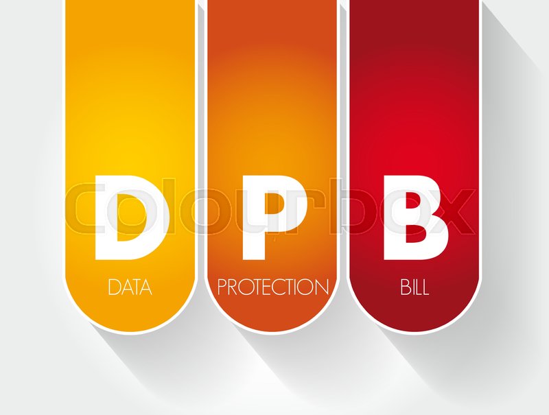 DPB - Data Protection Bill acronym, ... | Stock vector | Colourbox