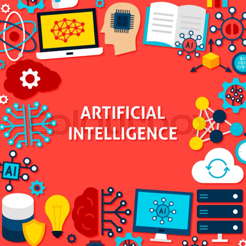 Artificial Intelligence Paper Template Stock vector Colourbox