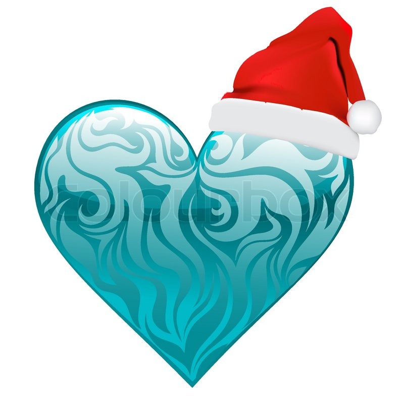 Christmas Heart Vector Art Stock vector Colourbox