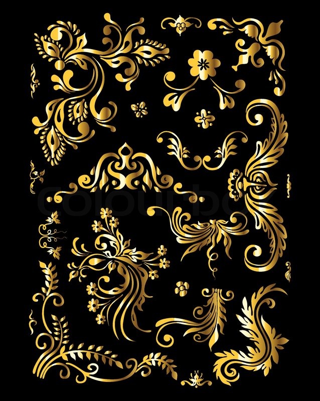 Kontur, design, kunstvoll | Vektorgrafik | Colourbox