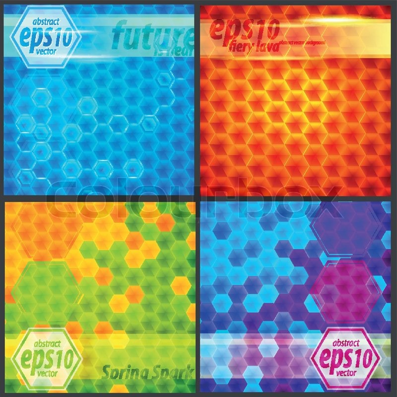 Abstract vector hexagon net background ... | Stock vector | Colourbox