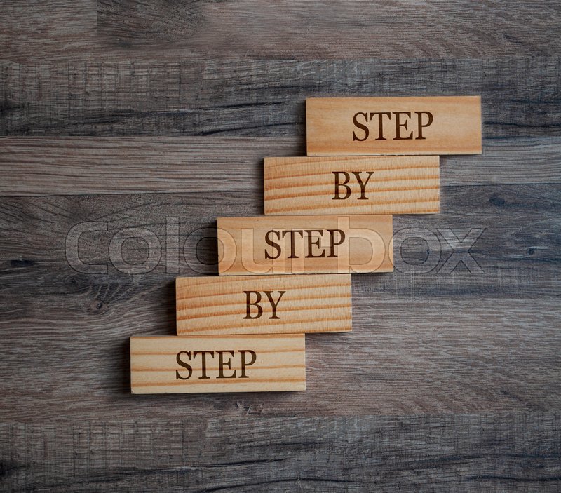 Step by step | Stock image | Colourbox