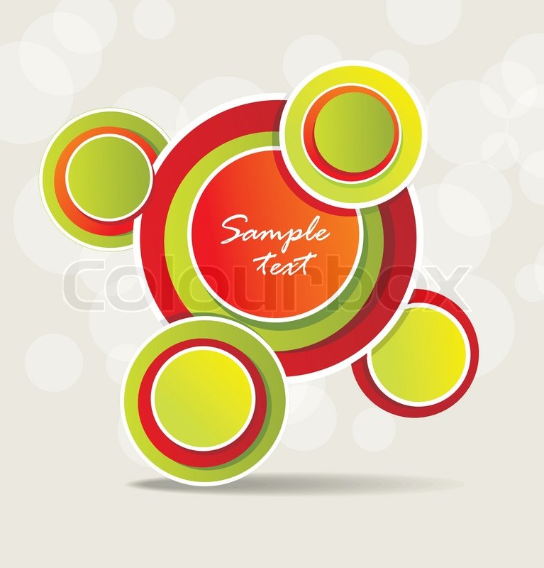 abstract circles design stock vector colourbox circles design