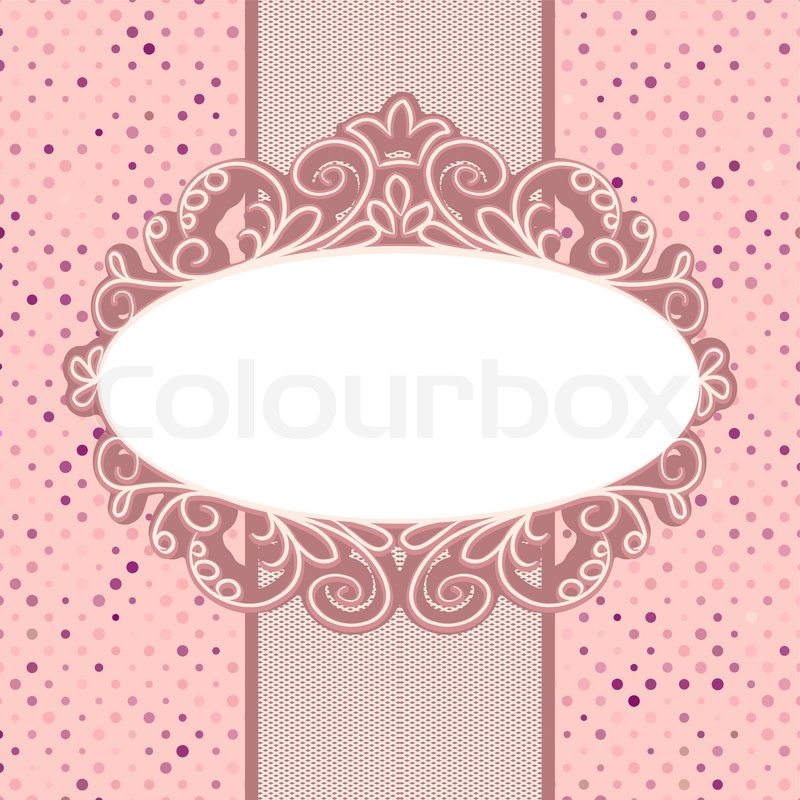 vintage card template with copy space eps 8 stock vector colourbox