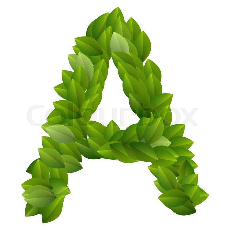 Green Letter A