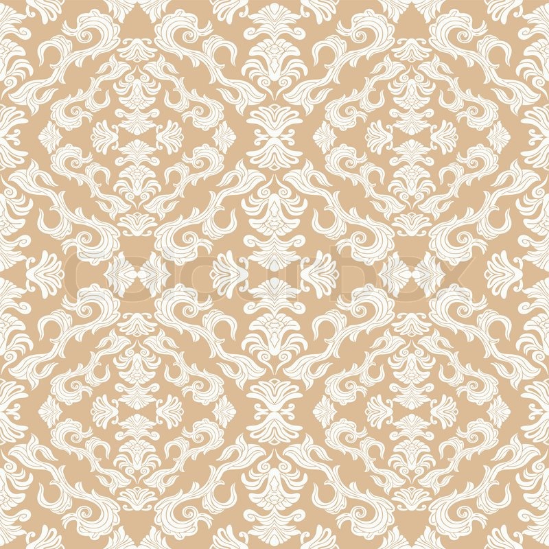 Luxury Style Fashion Seamless Pattern Stock Illustration