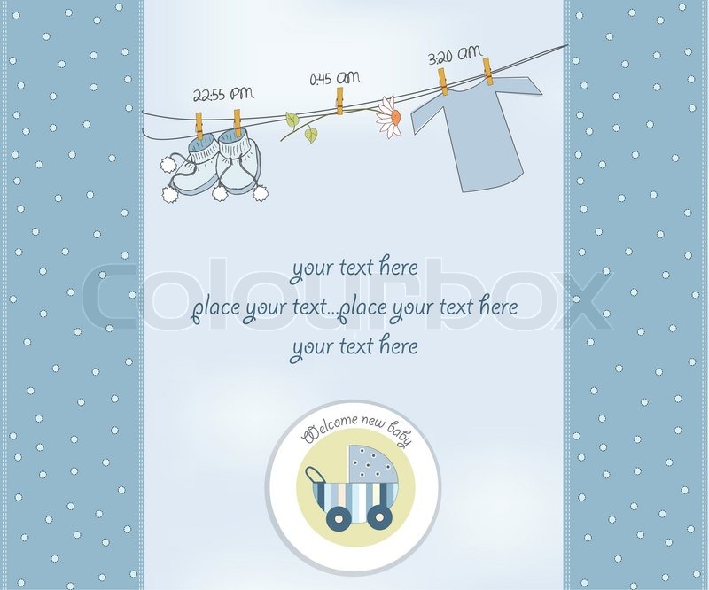 card for new baby boy