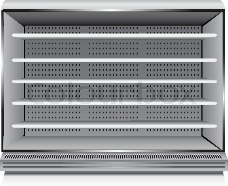 Moderne kommerzielle Kühlschrank für | Stock-Vektor | Colourbox