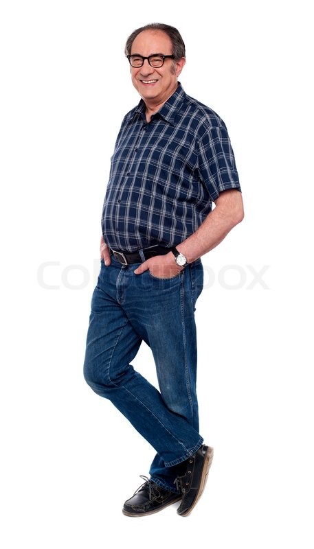 middle aged man standing