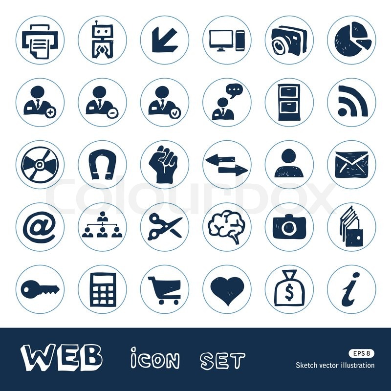 Web Icons set | Stock-Vektor | Colourbox