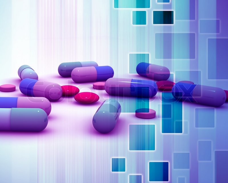 Capsule background | Stock image | Colourbox