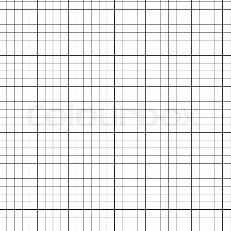 seamless millimeter graph paper with a stock vector