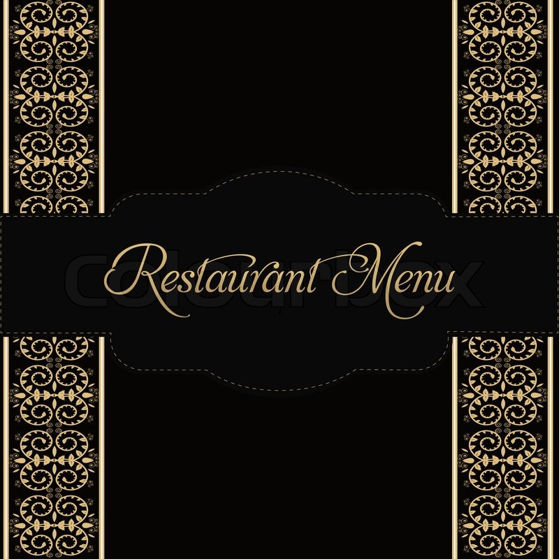 restaurant menu design stock photo colourbox