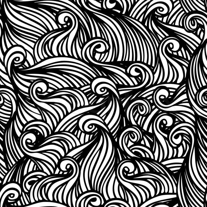 black and white abstract pattern