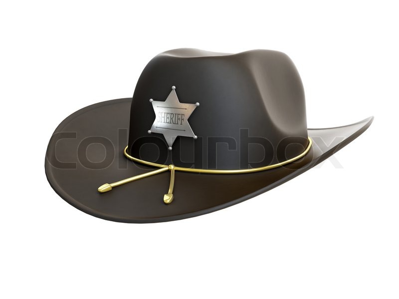 Sheriff hat Stock Photo Colourbox