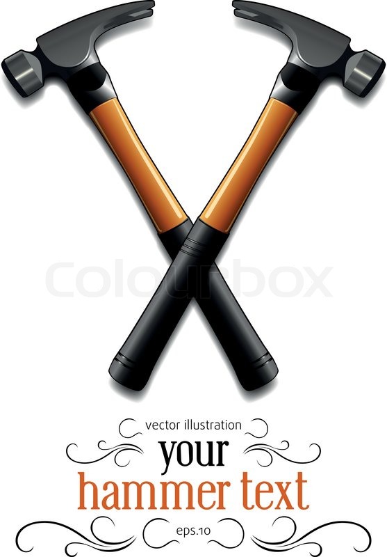 Heavy Hammers Vector Illustration Stock Vector Colourbox
