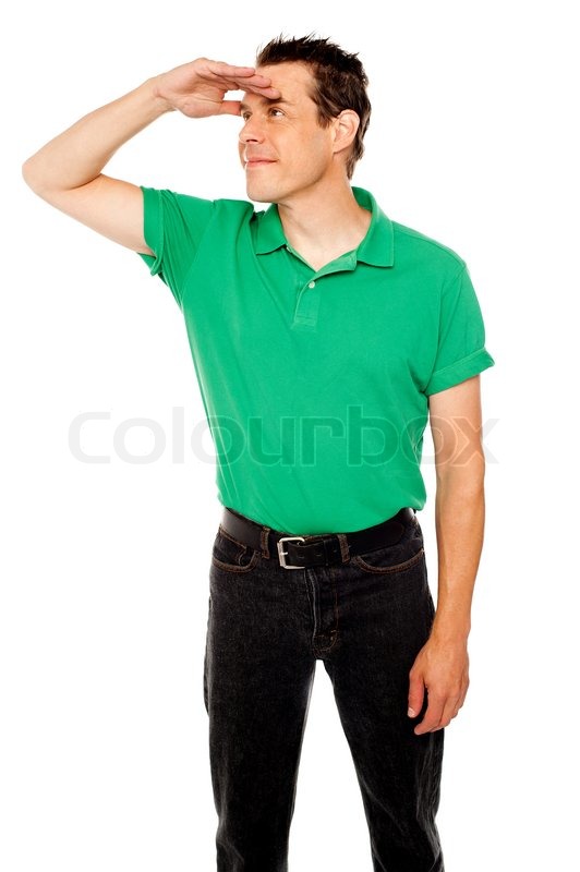 handsome cool guy looking