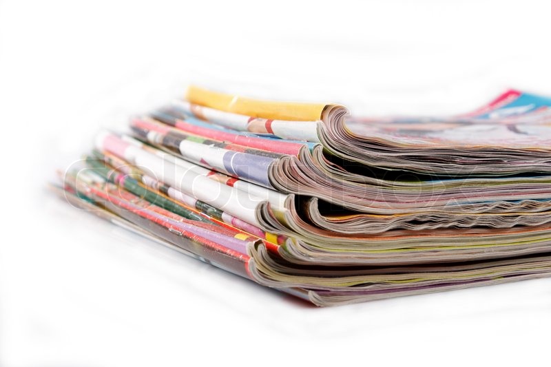 A Stack Of Old Magazines A Stack Of Old Magazines