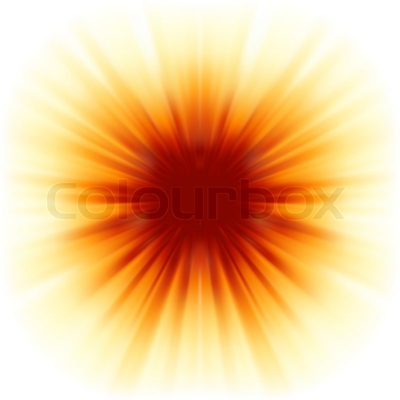 Sunburst rays of sunlight EPS 8 | Stock vector | Colourbox