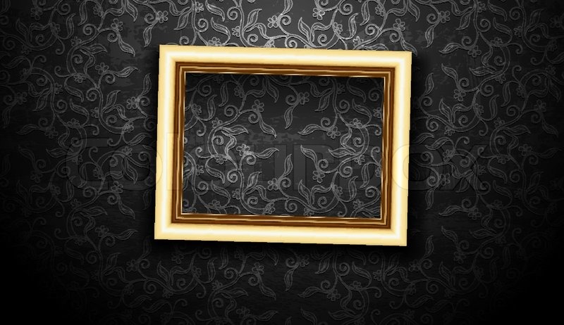 Picture Frame Wallpaper Background | Stock vector | Colourbox