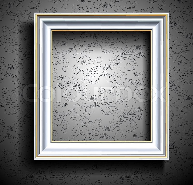 Picture Frame Wallpaper Background | Stock vector | Colourbox