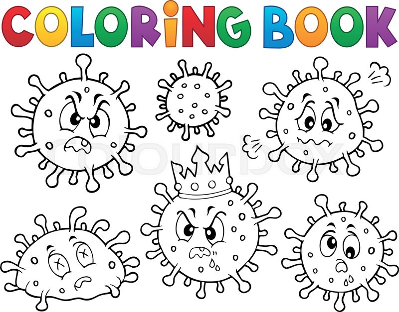 Virus Coloring Pages: Free Printable Coronavirus Coloring Page
