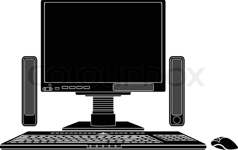 COMPUTER CONNECTOR STENCIL visual data 2