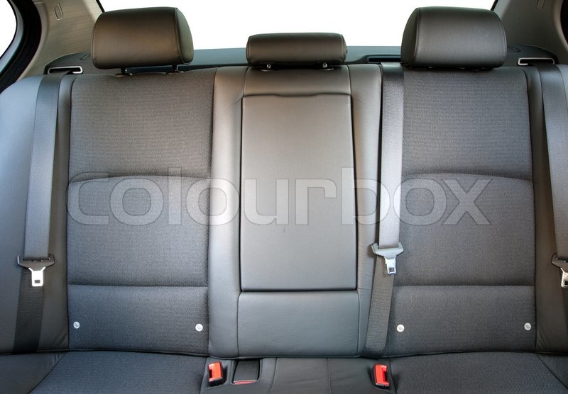 Back passenger car seats Stock image Colourbox