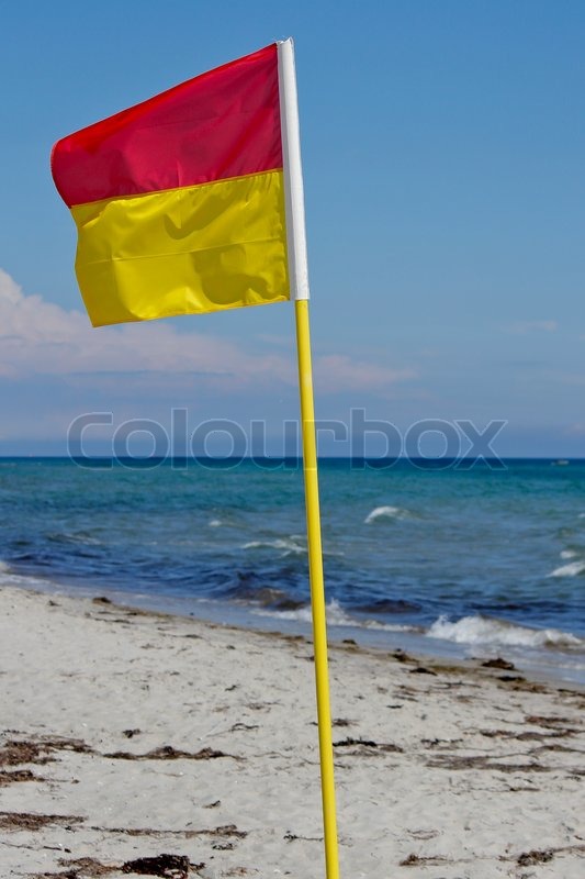 flag ved stranden flag ved stranden