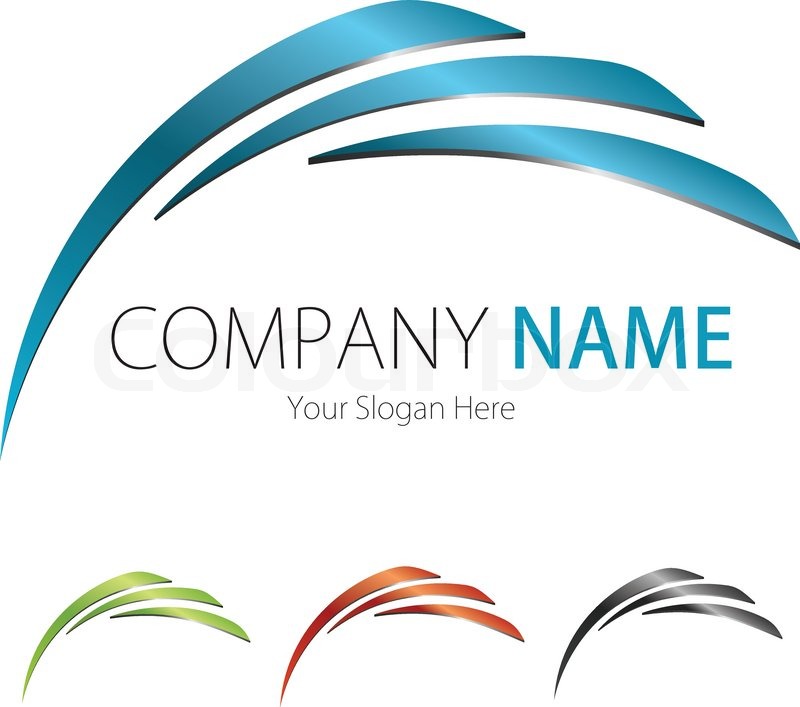 Company (Business) Logo Design, Vector, Arc | Stock vector | Colourbox