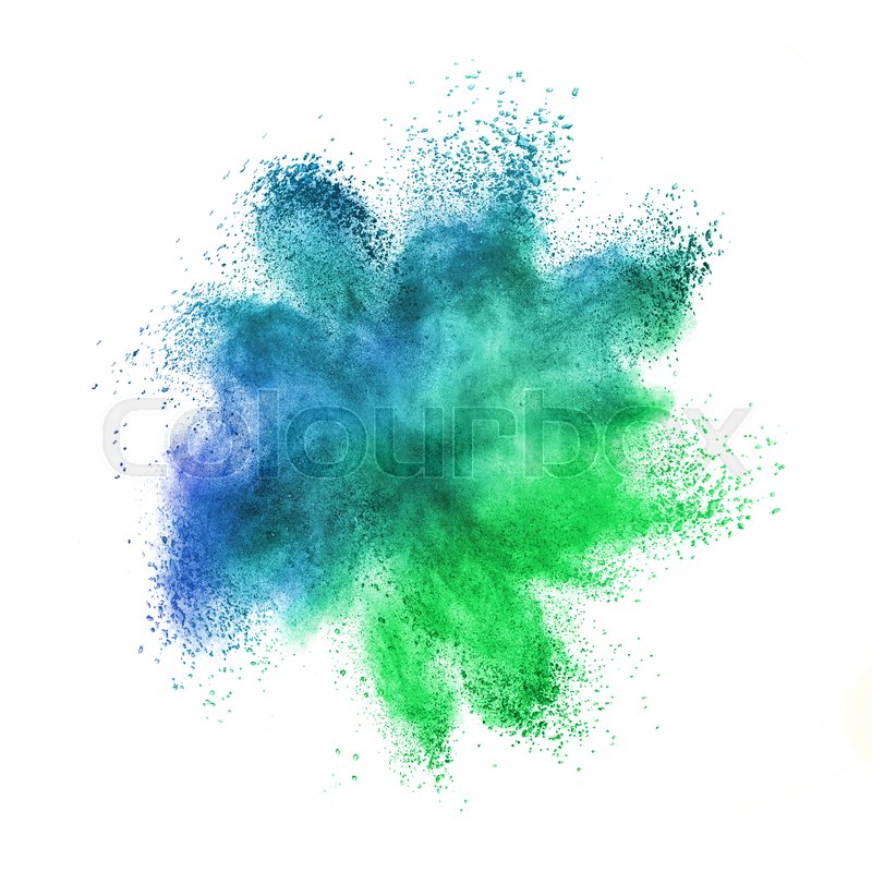 Color:blue Explosion Blue Explosion Background