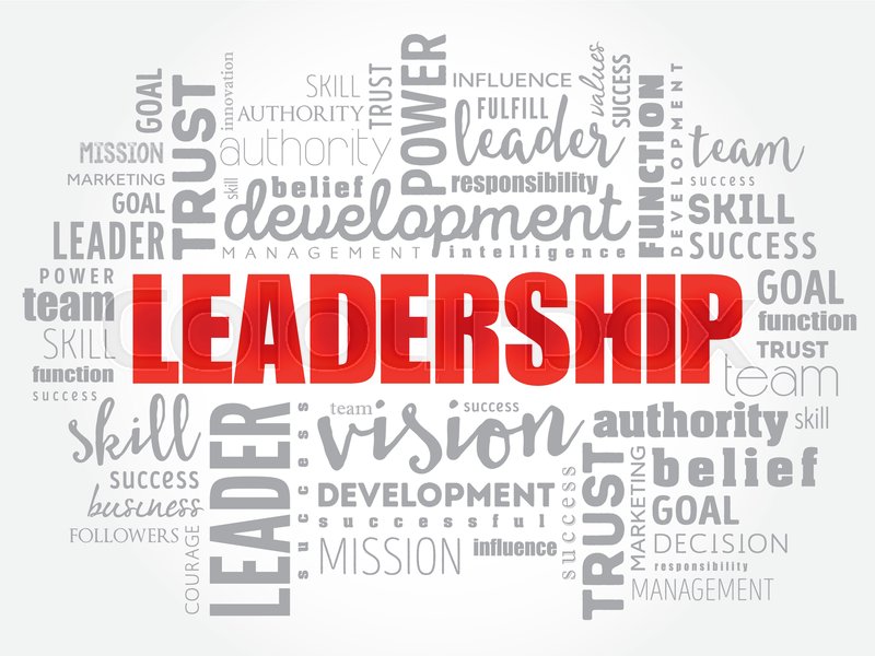 LEADERSHIP word cloud collage, Stock vector Colourbox