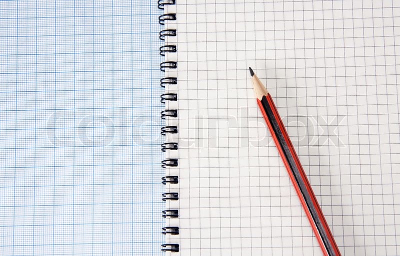 graph grid paper and notebook stock photo colourbox notebook with graph paper