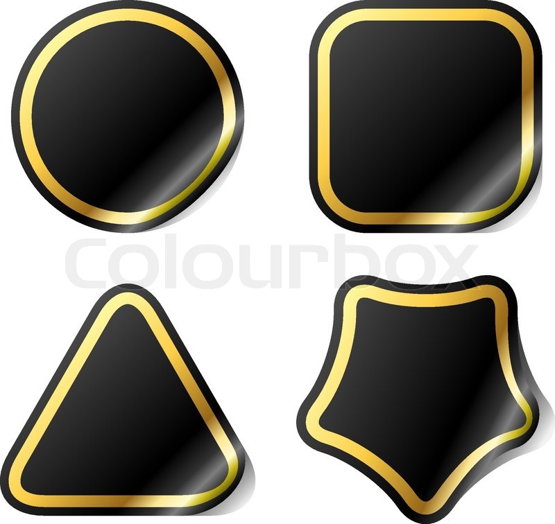 blank stickers